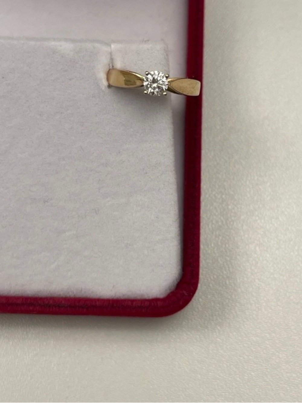 🌟6XHP🌟Ladies 0.28 Real Diamond ring. Ring Size 5 weighing 1.77 grams - Picture 4 of 13